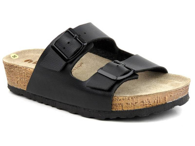 Dámské žabky se silnou podrážkou - INBLU NM-28, černé