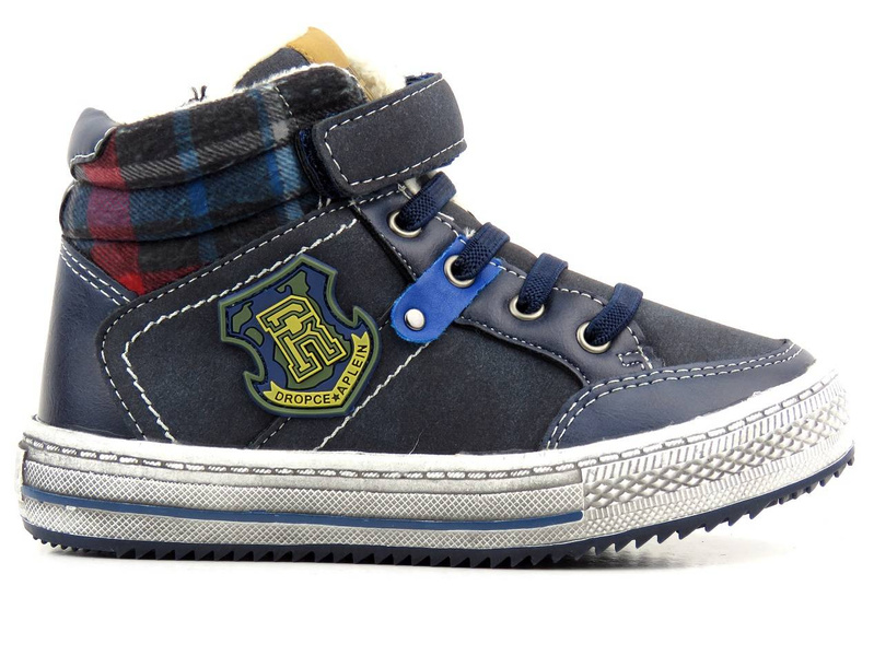 Teplé dětské boty AMERICAN CLUB GC 25/21, tmavě modrá