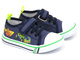 Dětské tenisky se závodním autem - American Club TEN 104/23, tmavě modrá