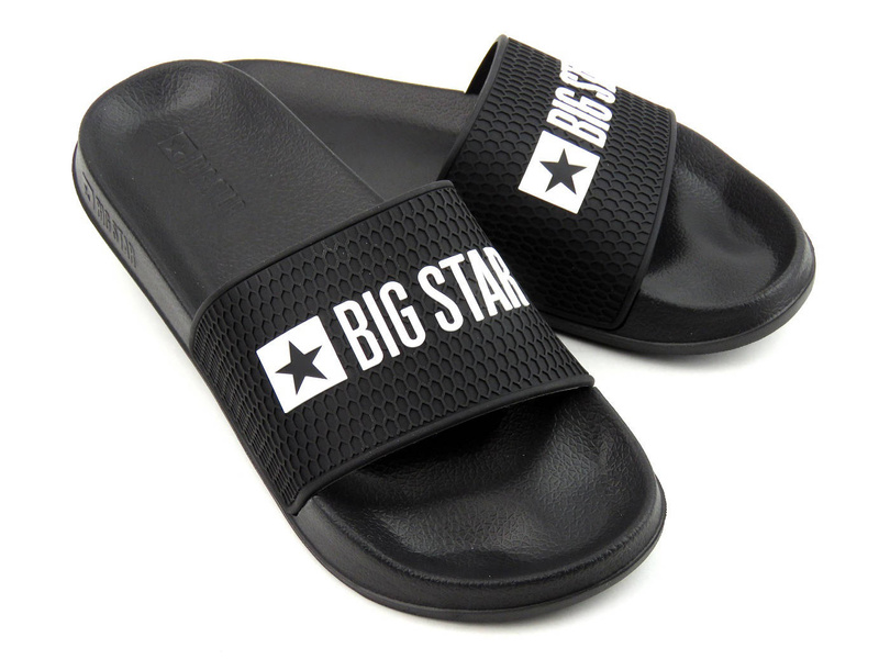 Pánské bazénové a plážové žabky - Big Star JJ174505, černé