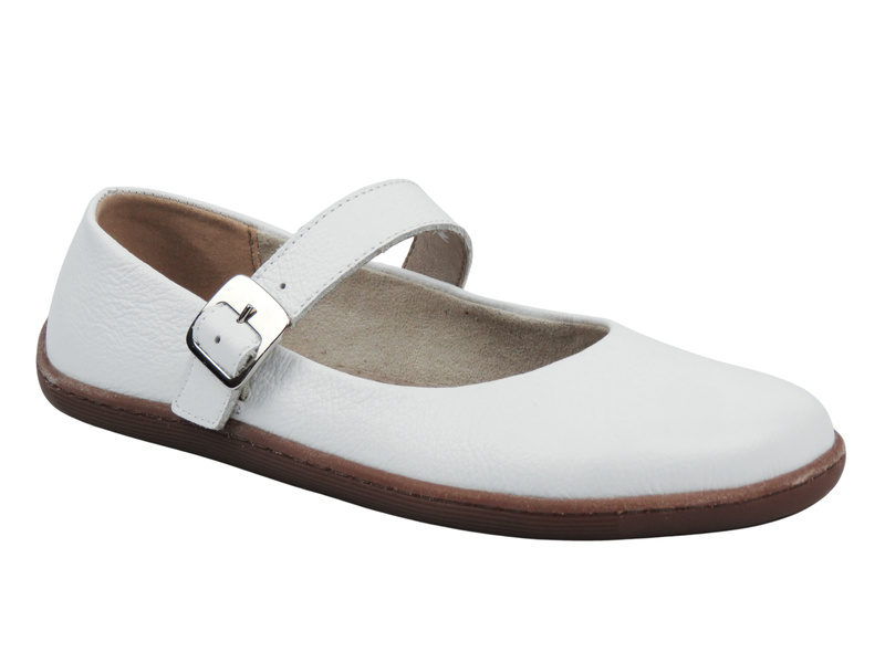 Dámské barefoot baleríny Nika Komfort 1445, bílé