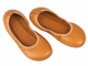 Barefoot kožené minimalistické balerínky Nika Komfort 14506, hnědá