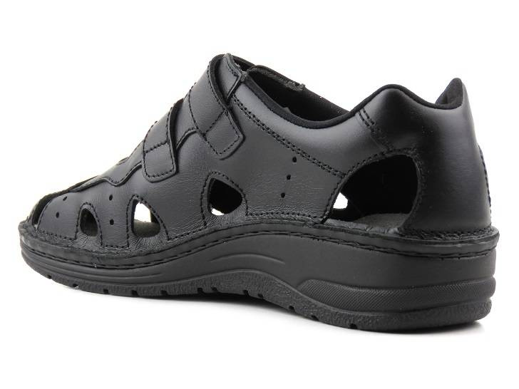 Pohodlná obuv, dámské zdravotní sandály - Berkemann Tec-Pro Larena 09310-875, černá