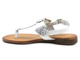 Dámské kožené sandály, žabky - VENEZIA B2 6666, bílá