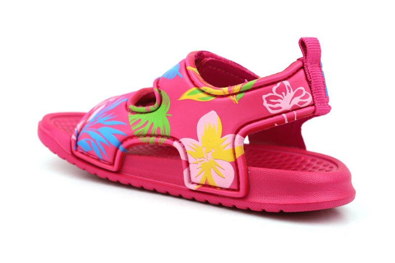 Pěnové sandály pro dívky - American Club NH 85/23 NH 86/23, tmavě růžové