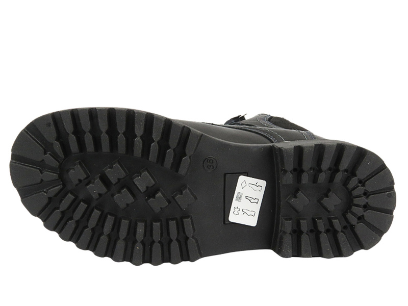 Dámské sněhule z kůže a vlny - HELIOS Comfort 616-2 Black 2