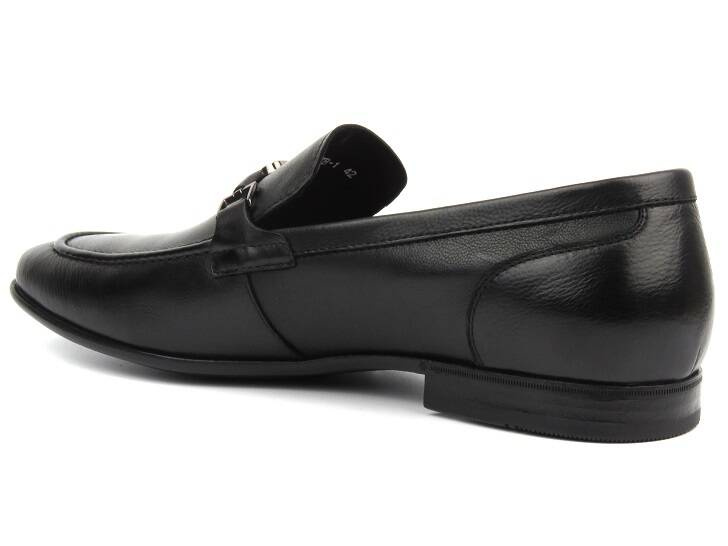 Wysokogatunkowe mokasyny męskie JOHN DOUBARE 628A-H-888, szare w kratkę