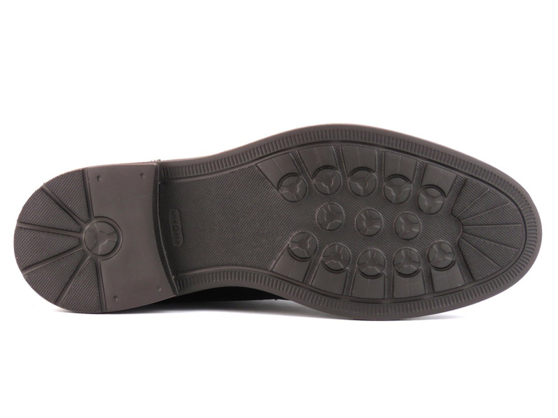 Pánské kožené zimní boty Conhpol Dynamic 1638 černé