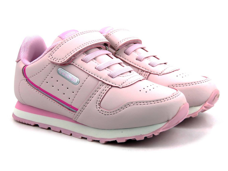 Dětské tenisky se zapínáním na suchý zip - AMERICAN CLUB ES68/22, růžové