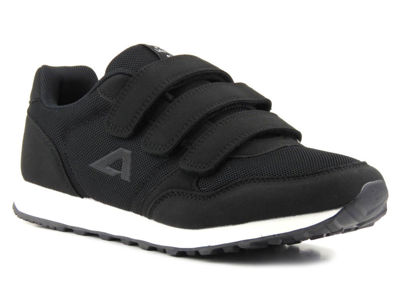 Sportovní boty a tenisky pro mládež - AMERICAN CLUB WT146/23 / WT147/23, černé