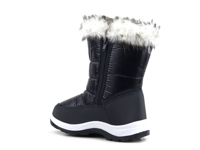 Sněhule, teplé dětské zimní boty - WOJTYŁKO 23036, tmavě modrá