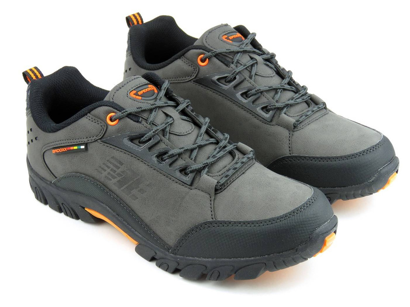 Nízká pánská treková obuv - BADOXX MXC-8229, šedá