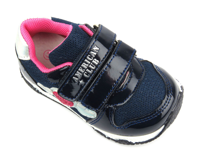 Dětské tenisky - American Club XD 46/22, tmavě modré