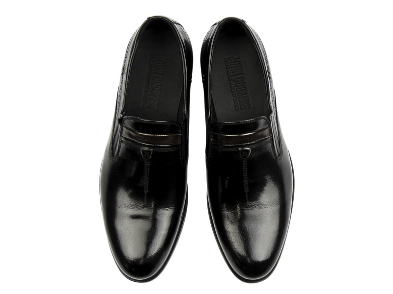 Elegantní pánské mokasíny, JOHN DOUBARE YGC-Z253-351-1, černé