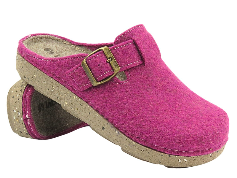 Dámské plstěné pantofle Inblu ED-19 Fuchsia Slip-on