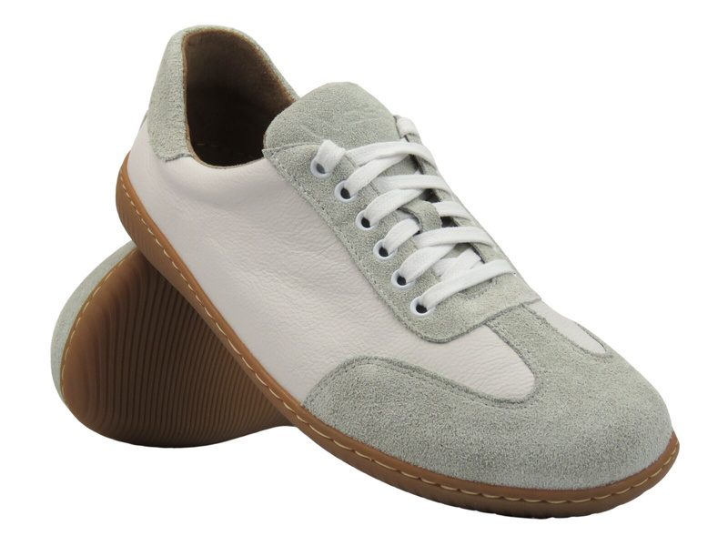 Pánské kožené boty se zvýšenou šířkou H - Wasak 0742, bílá