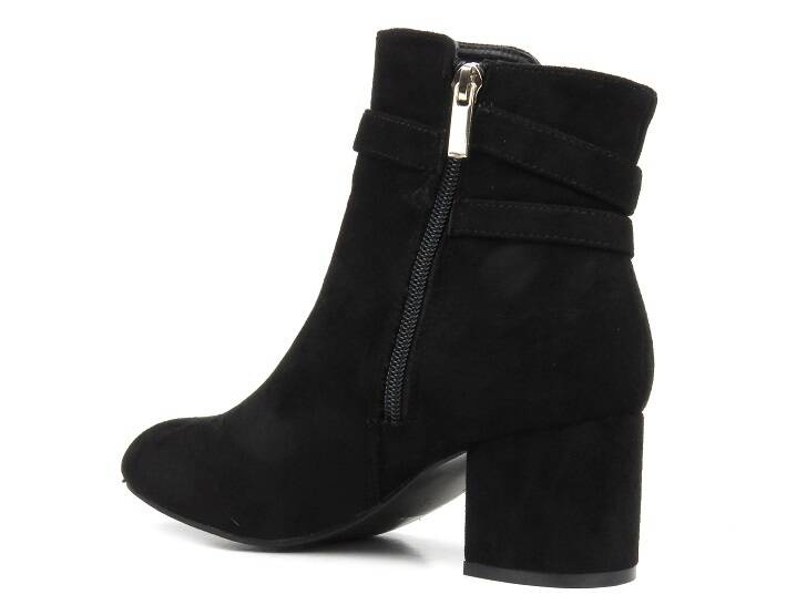 Dámské kotníkové boty na podpatku - Jezzi 23BT35-6425, černé