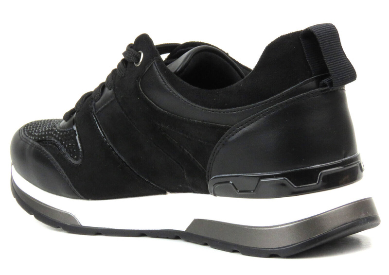 Dámské tenisky z ekologické kůže - INBLU IN-1303, černé