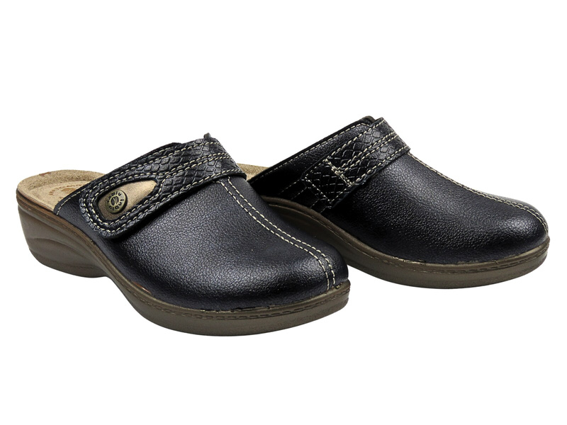 Pohodlné dámské pantofle INBLU LY‑80, tmavě modré