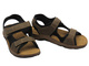 Pohodlné, klasické pánské sandály hnědé INBLU TL27-01