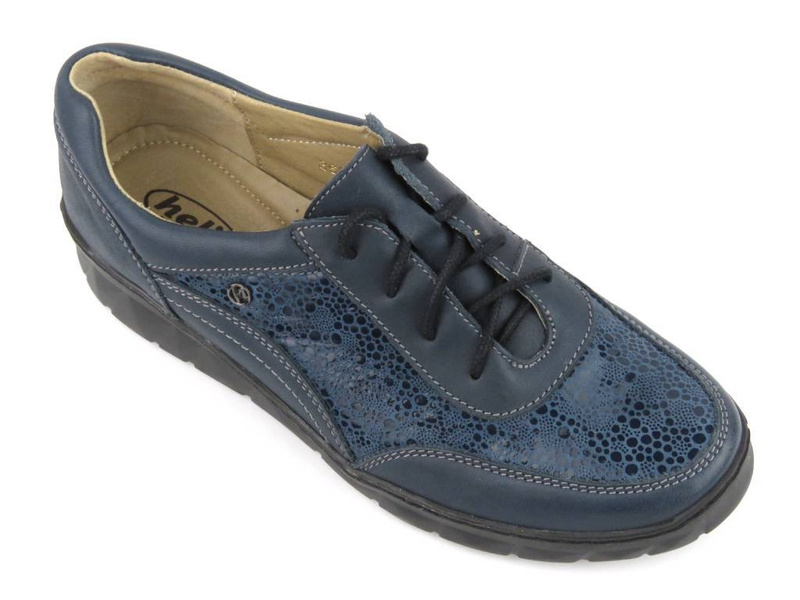 Lehké a pohodlné dámské tenisky - Helios Komfort 360, tmavě modrá