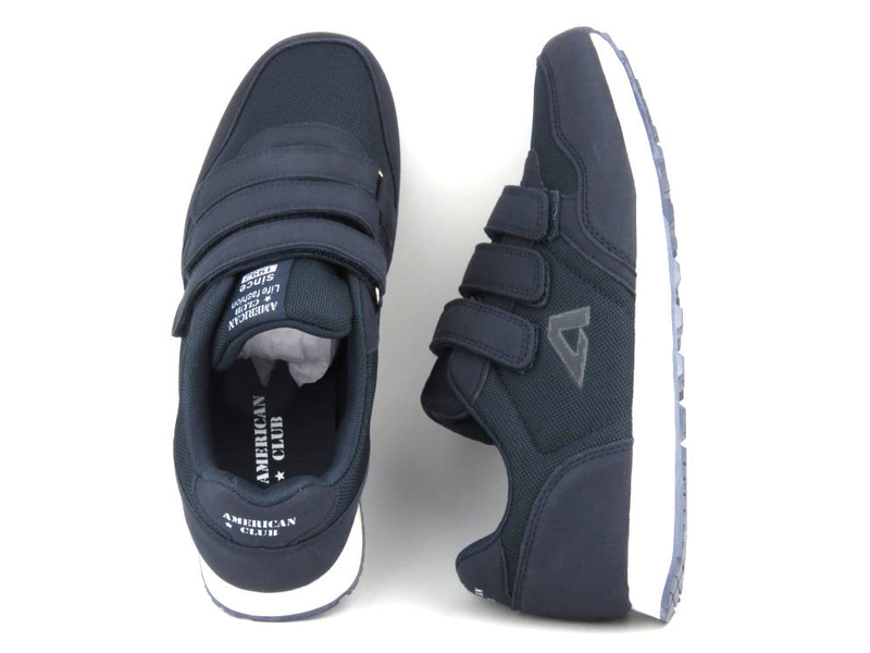 Sportovní obuv a tenisky pro mládež - AMERICAN CLUB WT146/23 / WT147/23, tmavě modrá