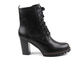 Dámské kožené kotníkové boty - Marco Tozzi 25200, černé