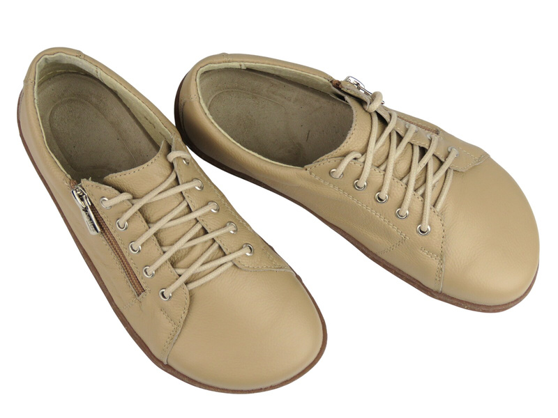 Dámské barefoot polobotky Helios Komfort 436 světle béžové