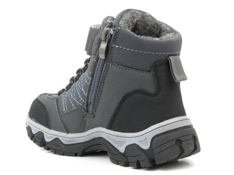 Dětské trekové boty, zimní boty Novinky 22DZ23-5245, šedá