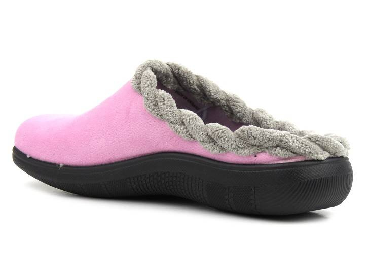 Dámské pantofle s jemně masírující vložkou - INBLU EC-84, růžové s beruškou