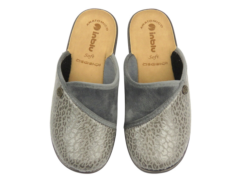 Dámské domácí pantofle Inblu OD-10, šedé