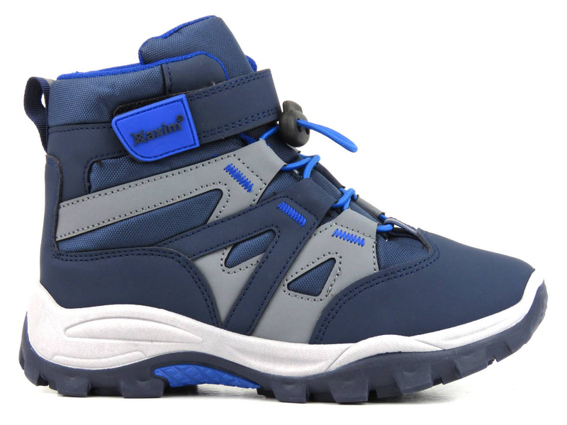 Kotníkové boty, zimní sportovní boty pro kluky - AXIM 23017, tmavě modrá