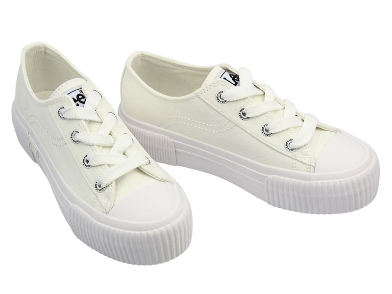 Dámské tenisky na platformě, bílé – Lee 50251001.1FG