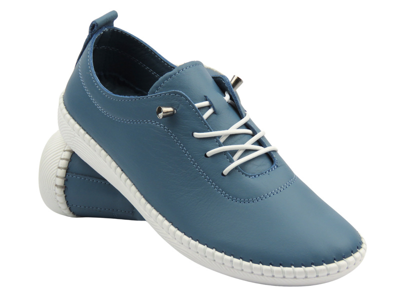 Pohodlné dámské polobotky v sportovním stylu – Sokolski 1301, béžové