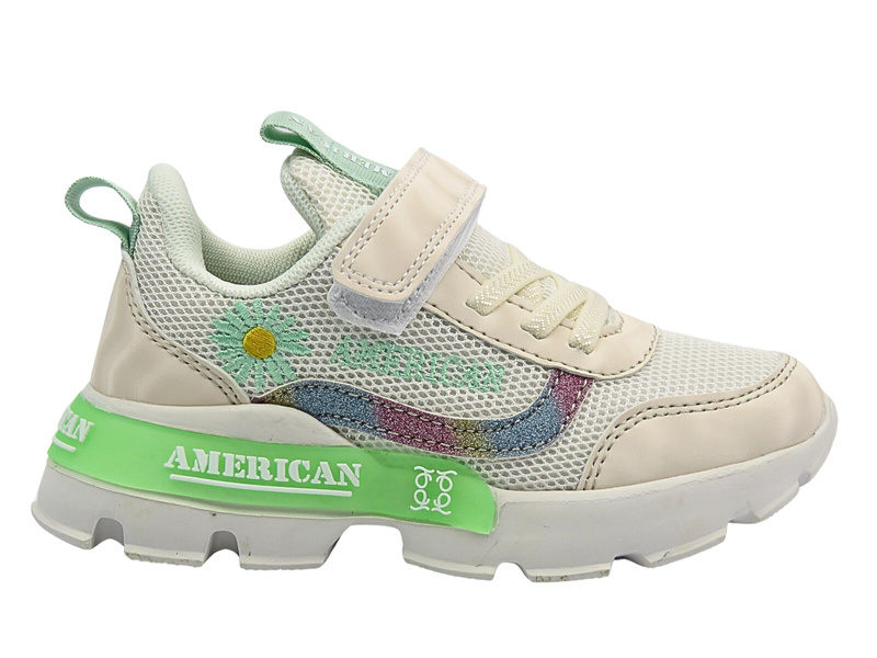 Dětská sportovní obuv - American Club RL 78/22, béžová