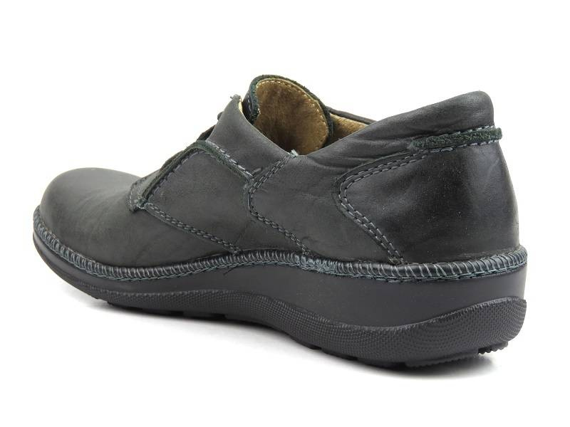 Lehká pohodlná dámská obuv z přírodní kůže HELIOS 715-2, grafit
