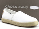 Dámské espadrilky, letní boty - CROSS JEANS JJ2R4001C, bílé