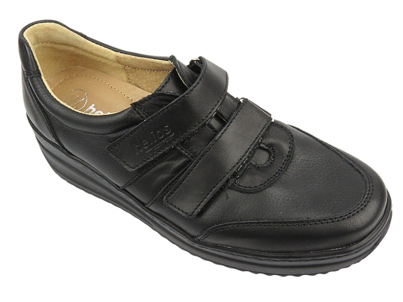 Dámská obuv na suchý zip - Helios 418, černá