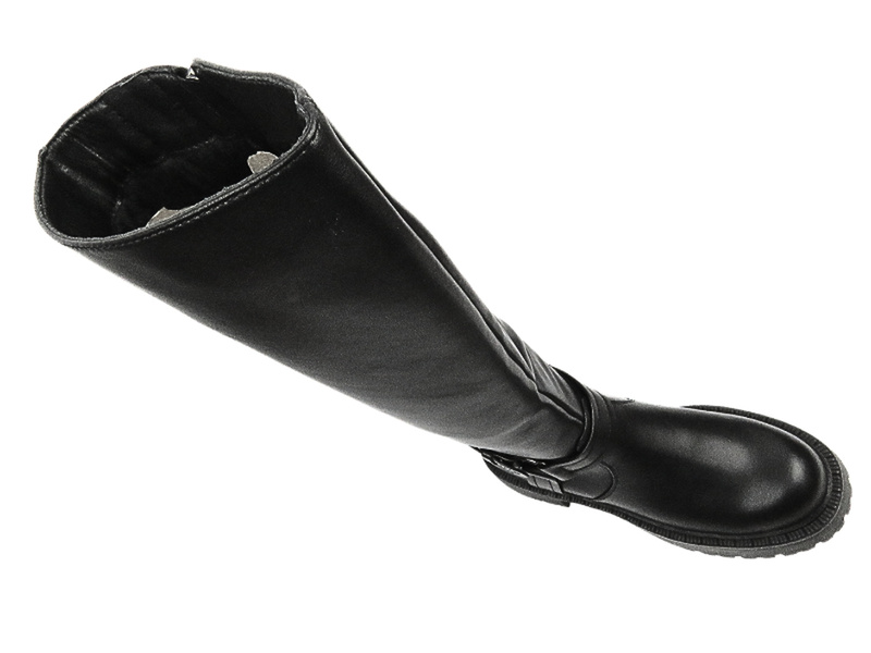 Dámské vysoké kozačky na platformě VENEZIA G002LEBLOBZ006 černé se zipem