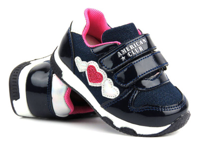 Dětské tenisky - American Club XD 46/22, tmavě modré