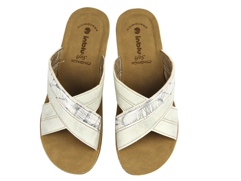 Dámské pantofle INBLU TP-49, bílé