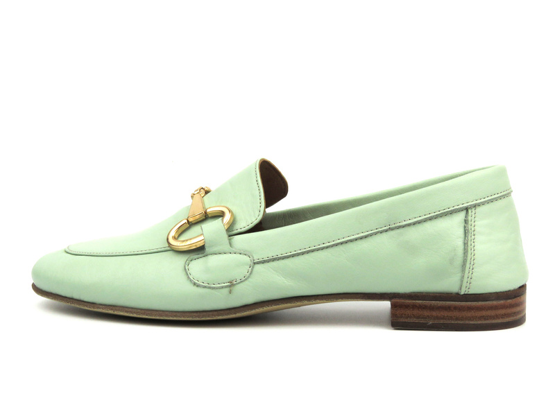 Dámské mokasíny se zlatým zdobením - VENEZIA E246, černé