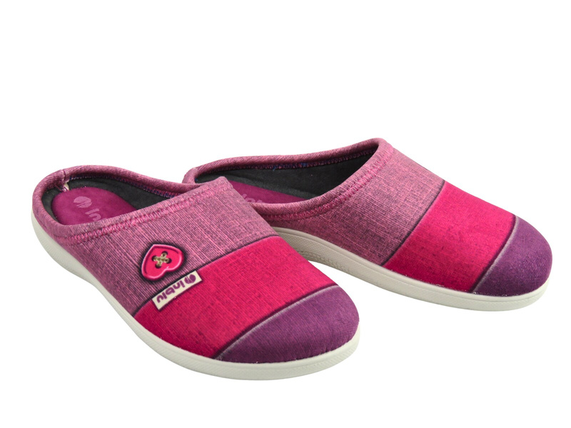 Pohodlné dámské pantofle Inblu EC-41, růžové
