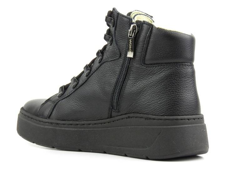 Pohodlné dámské boty s vlnou - Wasak 0661, černá