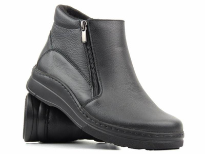 Lehké, pohodlné dámské kotníkové boty - HELIOS Komfort 595, černá 2