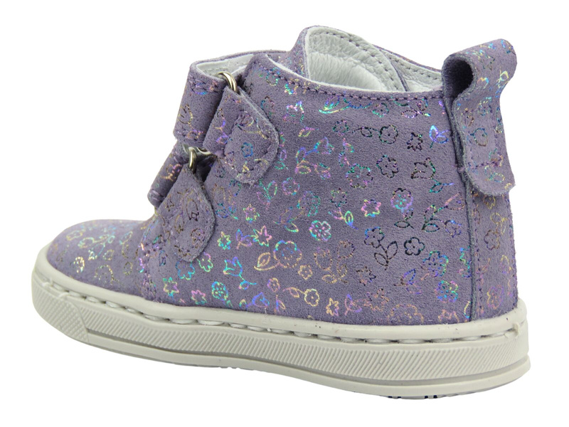 Dětské kotníkové boty, boty na suchý zip - Jamet 1102, fialová