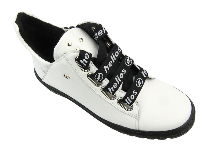 Dámské kotníkové boty polské značky HELIOS Komfort 513, bílé