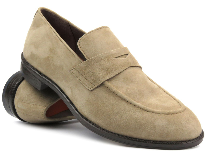 Pánské klasické mokasíny Marco Tozzi 2-14200-42, béžová barva