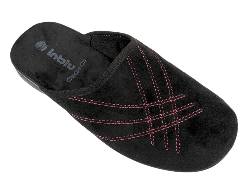 Pánské pantofle s měkkou stélkou - INBLU OG-2J, černé