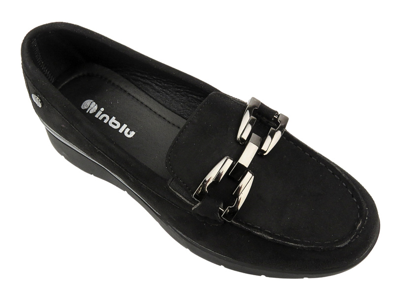 Dámské černé mokasíny Inblu IC-20
